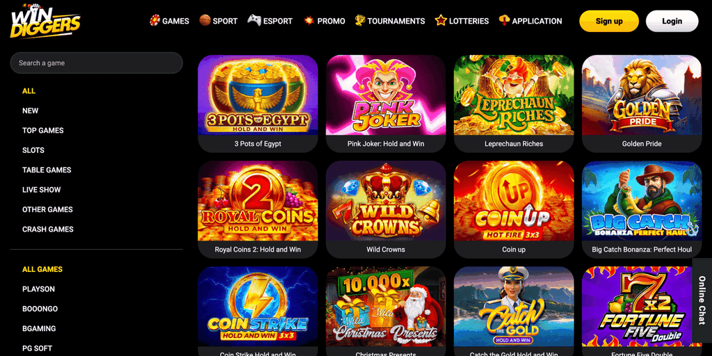 Win Diggers Gambling establishment casino site games and ports