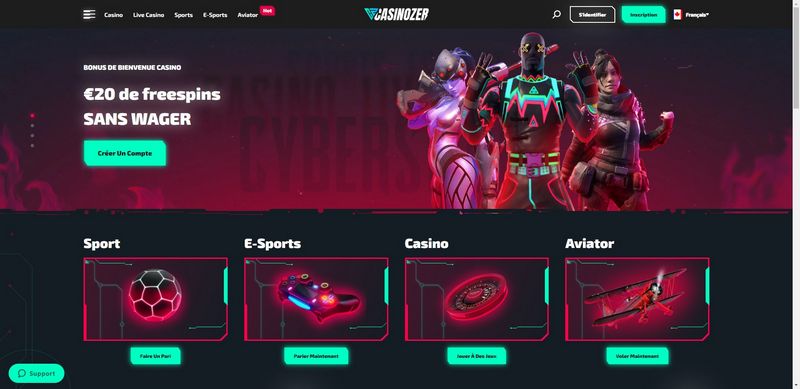 Avis sur Casinozer et informations clés Avis sur Casinozer et informations clés